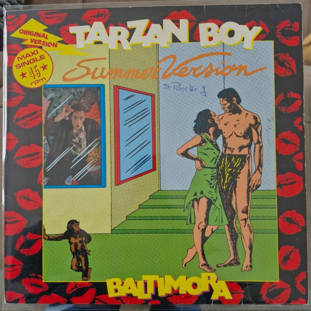 12"Single Baltimora "Tarzan Boy"Summer Version, Gebruikt, Pop, 12 inch, Beschermende buitenhoes