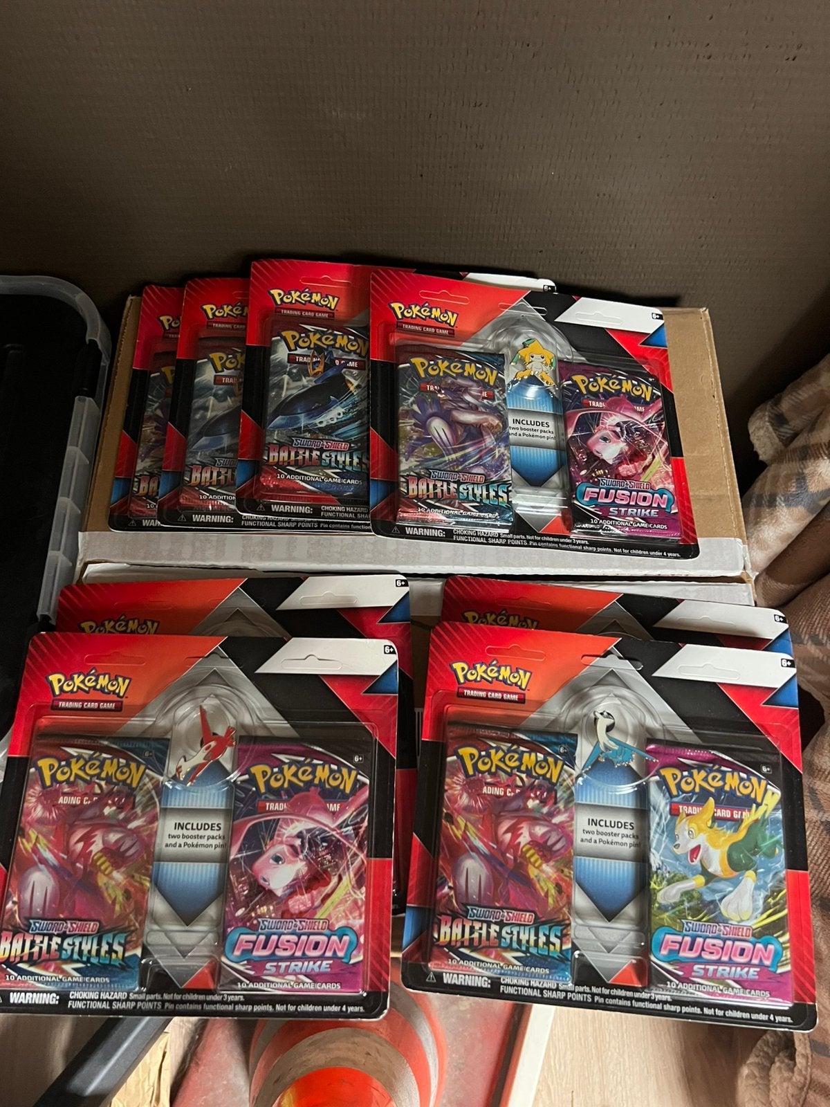 Pokémon TCG Fusion Strike/Battle Styles 2-pack blisters, Enlèvement, Comme neuf