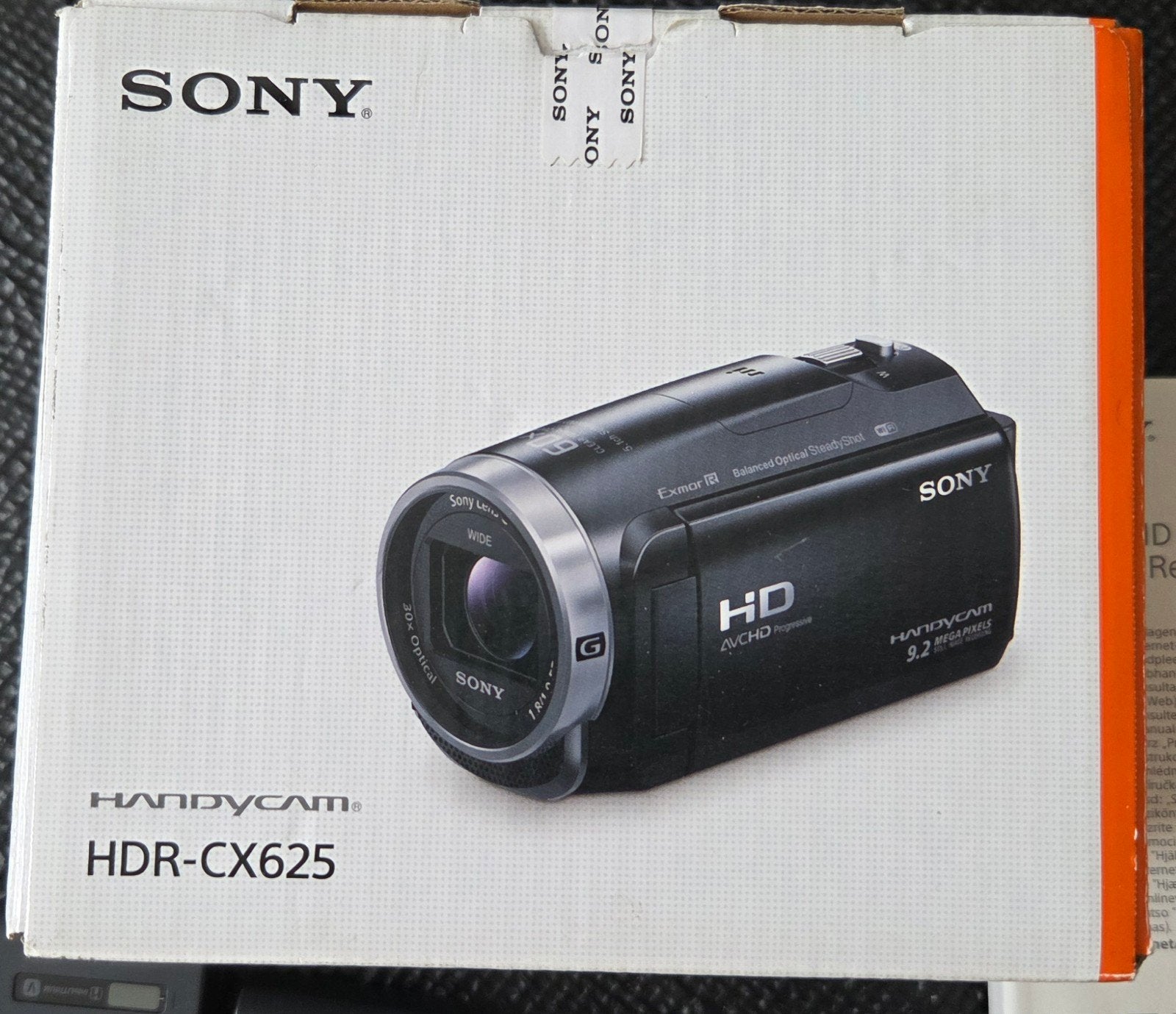 Sony Handycam camcorder model HDR-CX625 NOOIT GEBRUIKT, Audio, Tv en Foto, Ophalen, Full HD, Sony, Geheugenkaart
