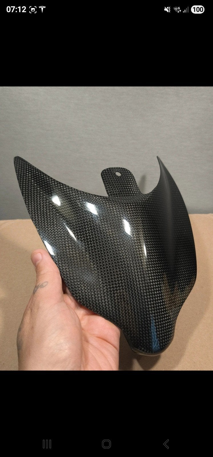 Cache phare carbone pour ducati streetfighter, Nieuw