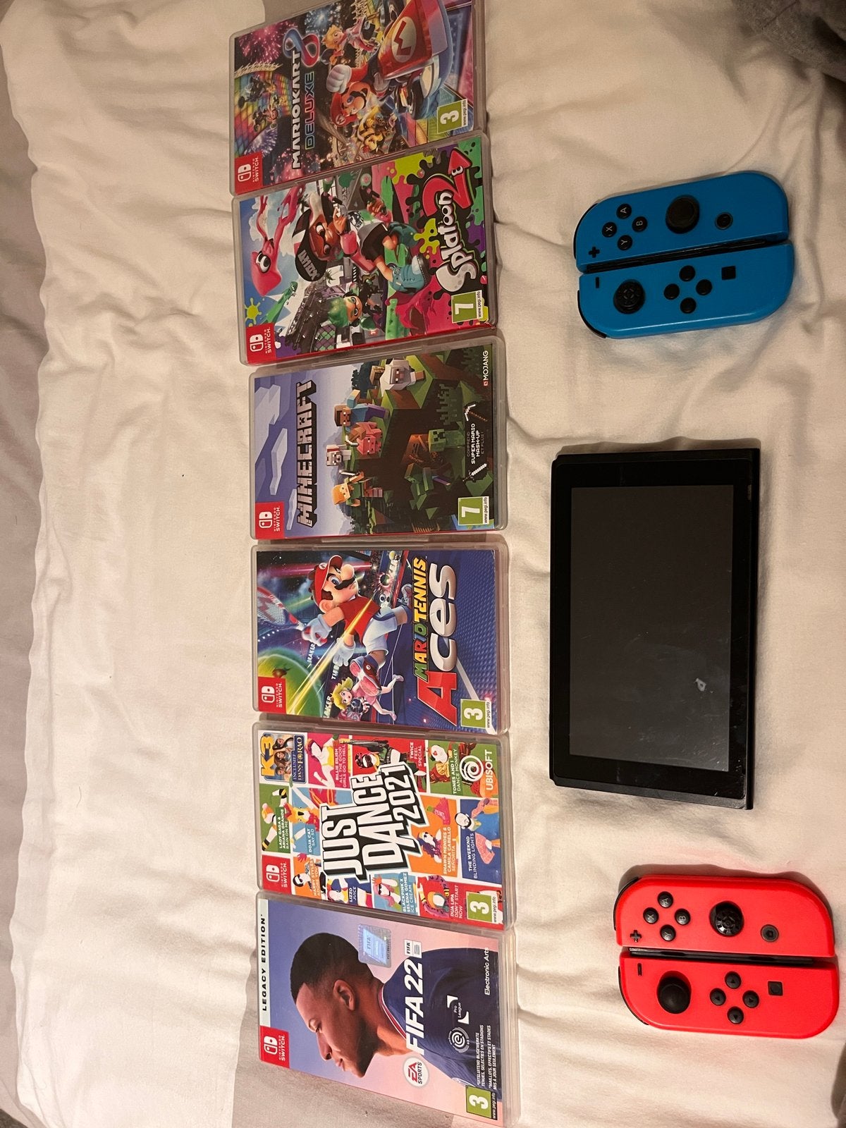 Nintendo switch, Enlèvement ou Envoi, Utilisé, Switch Original, Avec jeux