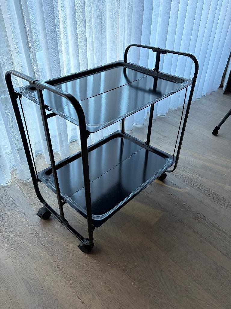 table d'appoint pliable sur roulettes, Maison & Meubles, 55 à 75 cm, Synthétique, Enlèvement, Utilisé
