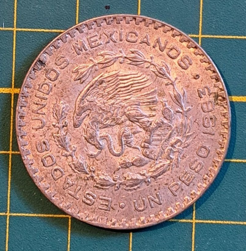 Pièce mexicaine de 1 Peso "José María Morelos", Enlèvement ou Envoi, Amérique du Sud