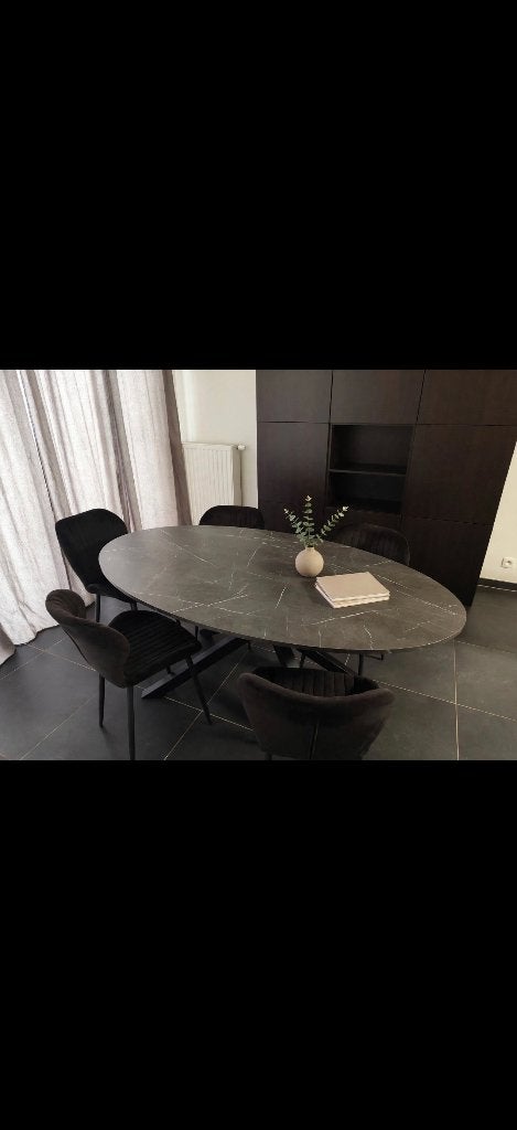 Eettafel met stoelen, Nieuw, 50 tot 100 cm, Vijf personen of meer, 150 tot 200 cm