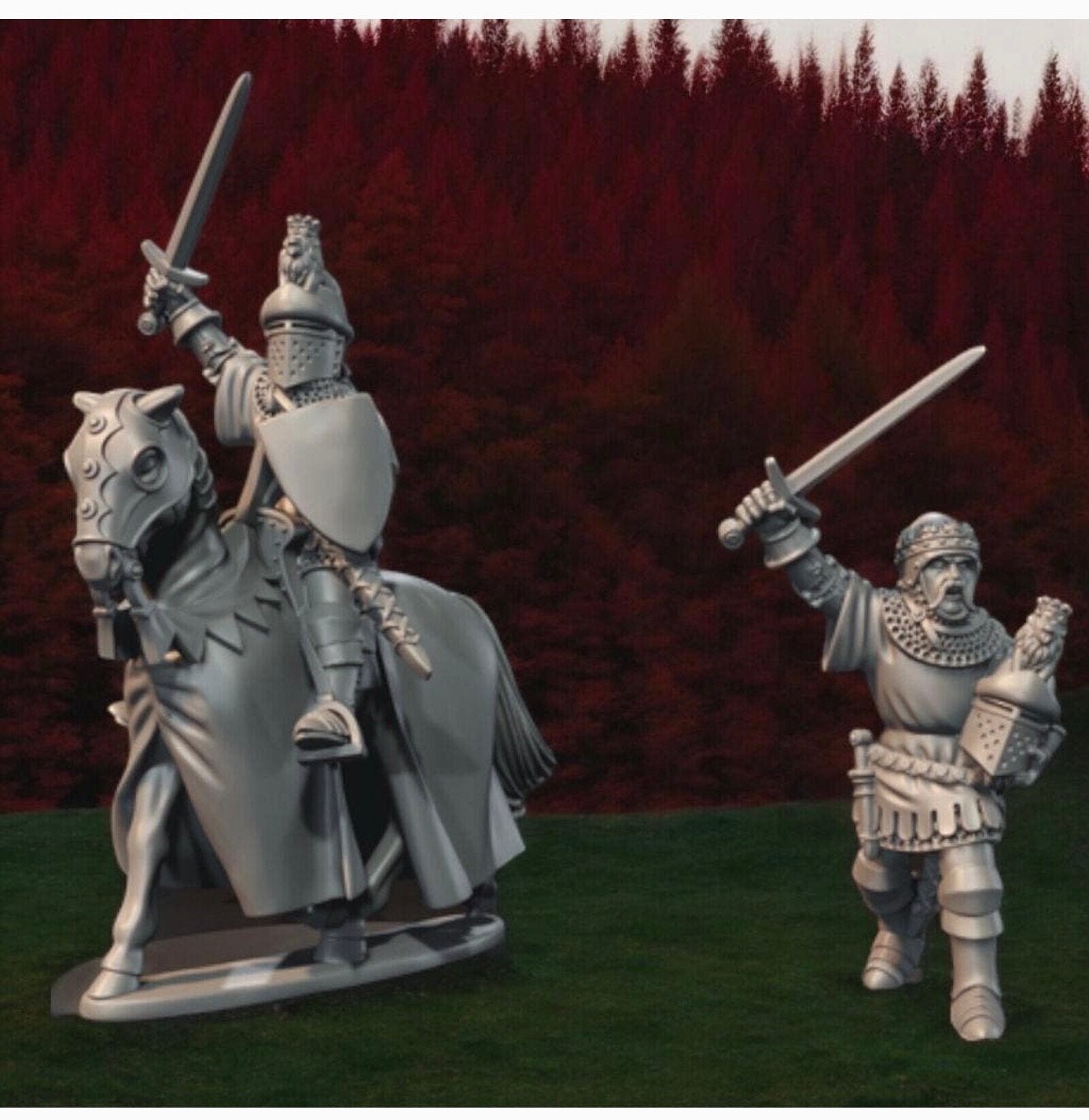 Edward The Black Prince 28mm Medieval Miniatures wargaming, Hobby en Vrije tijd, Ophalen of Verzenden, Nieuw, Figuurtje(s)