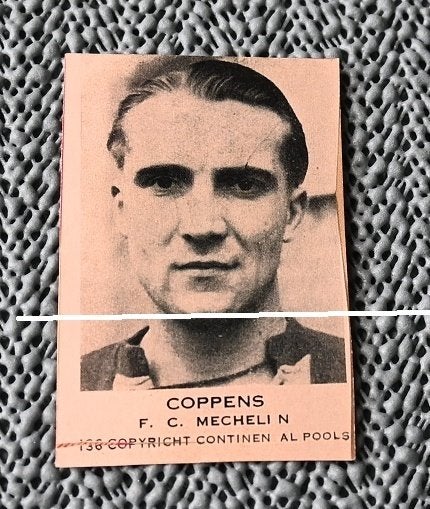 FC Mechelen / Coppens ( Continental Pools ), Verzamelen, Sportartikelen en Voetbal, Verzenden, Gebruikt, Spelerskaart