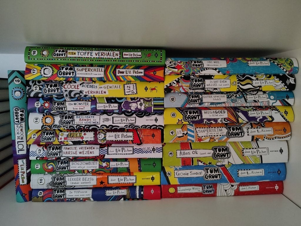 pakket leesboeken Tom Groot., Boeken, Ophalen, Zo goed als nieuw, Liz pichon, Fictie