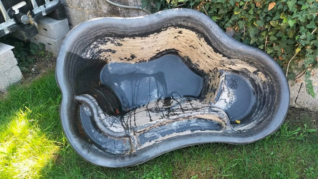 Bassin extérieur pour petit poisson a vendre, Tuin en Terras, Ophalen, Gebruikt
