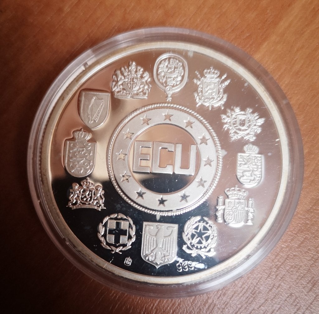 Munt ecu luxemburg, Ophalen of Verzenden