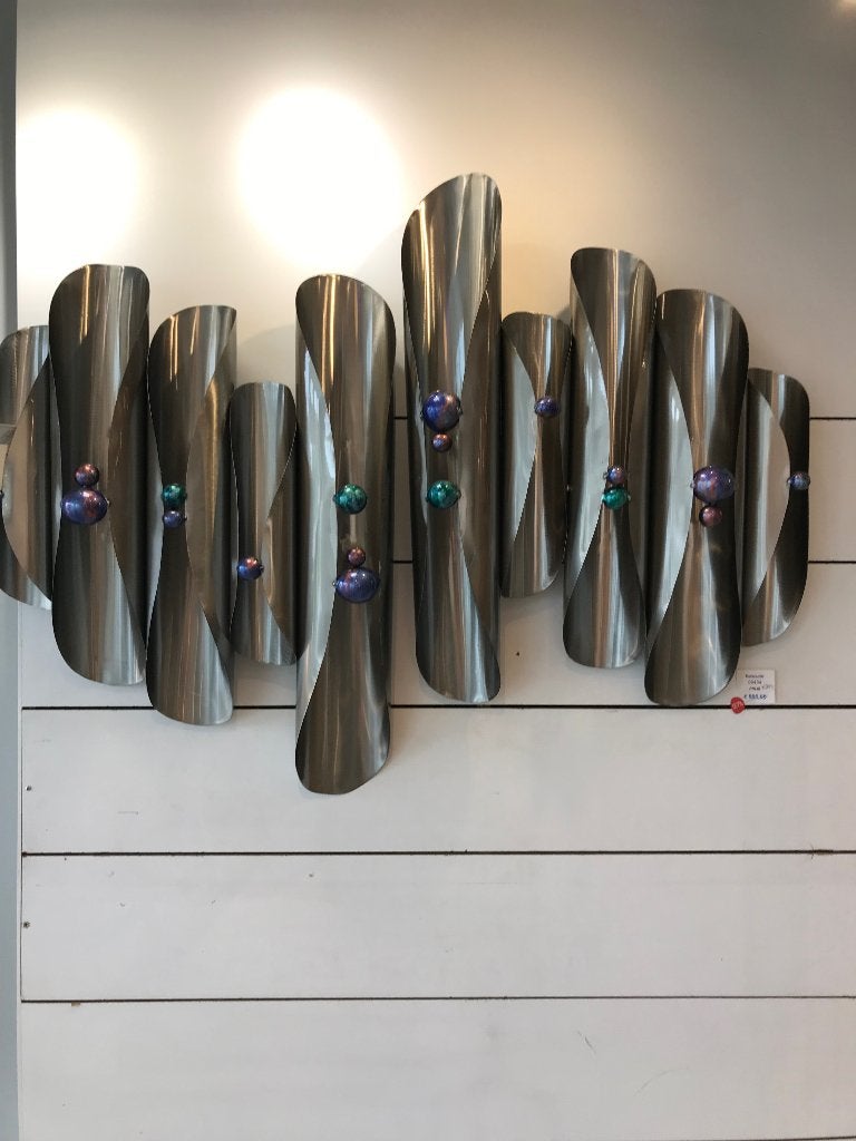 Wanddecoratie metaal handwerk, Ophalen, Zo goed als nieuw, Handgemaakt, Metaal