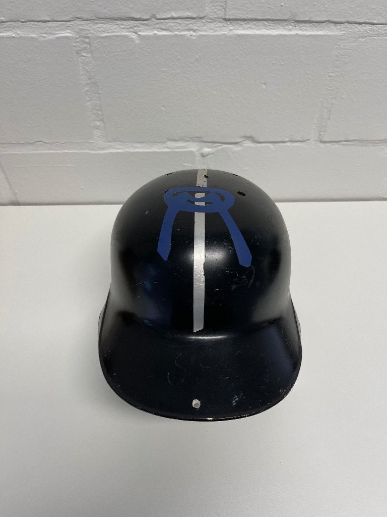Zwarte helm baseball antiek, Sport en Fitness, Ophalen