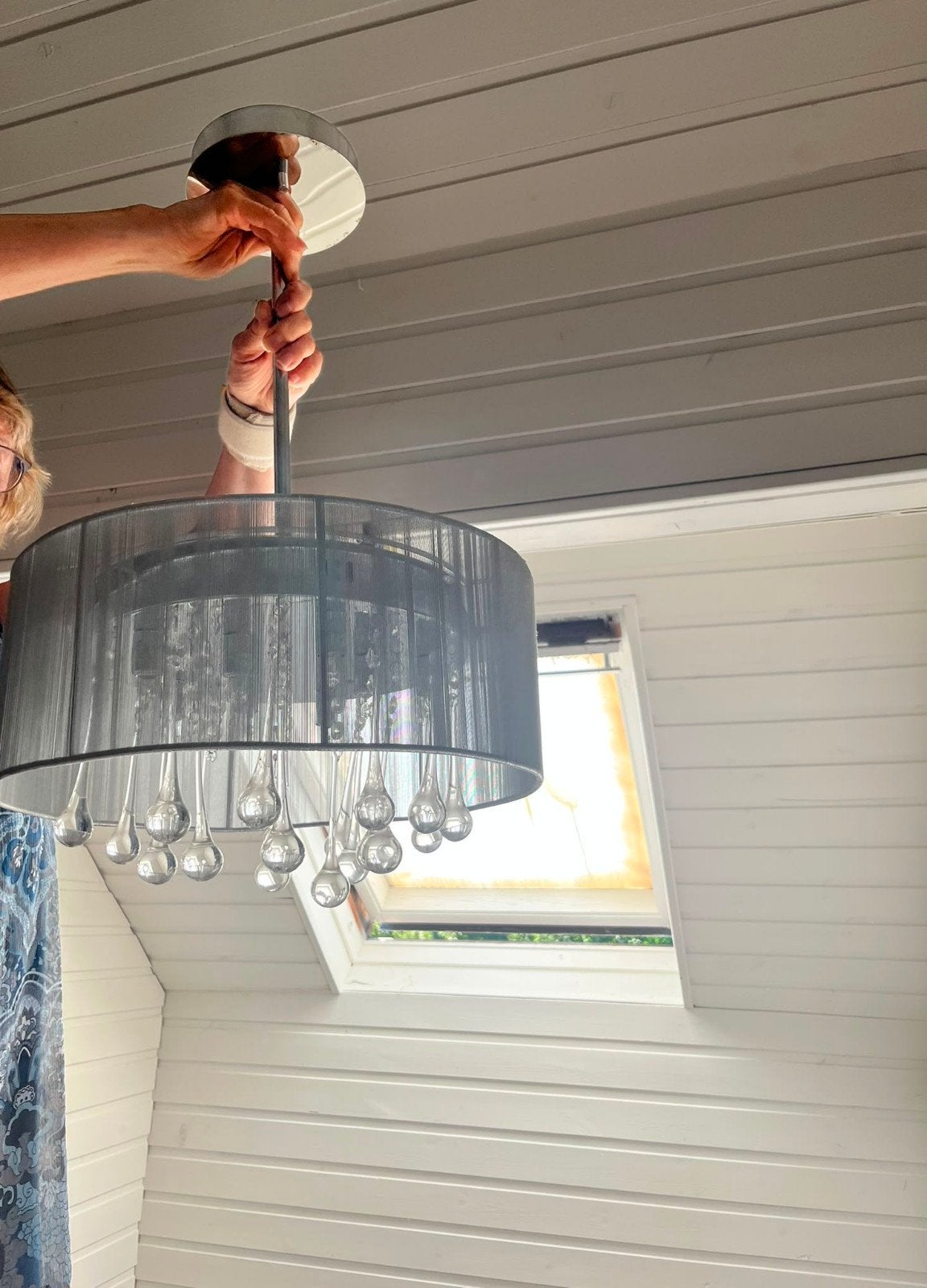 3 magnifiques lustres modernes avec cloches en verre, Enlèvement