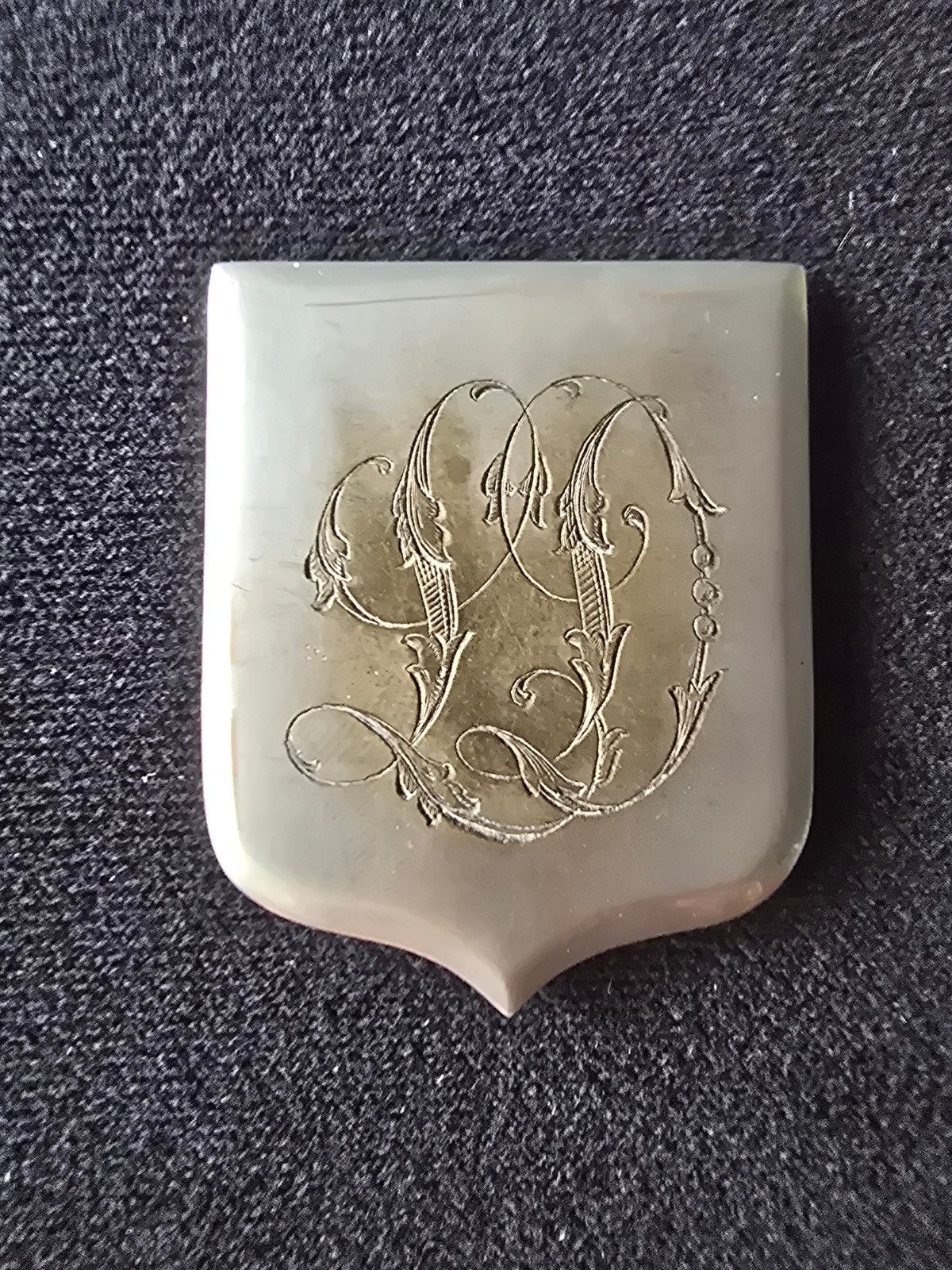 Blason monogramme héraldique bijou ancien, Enlèvement ou Envoi