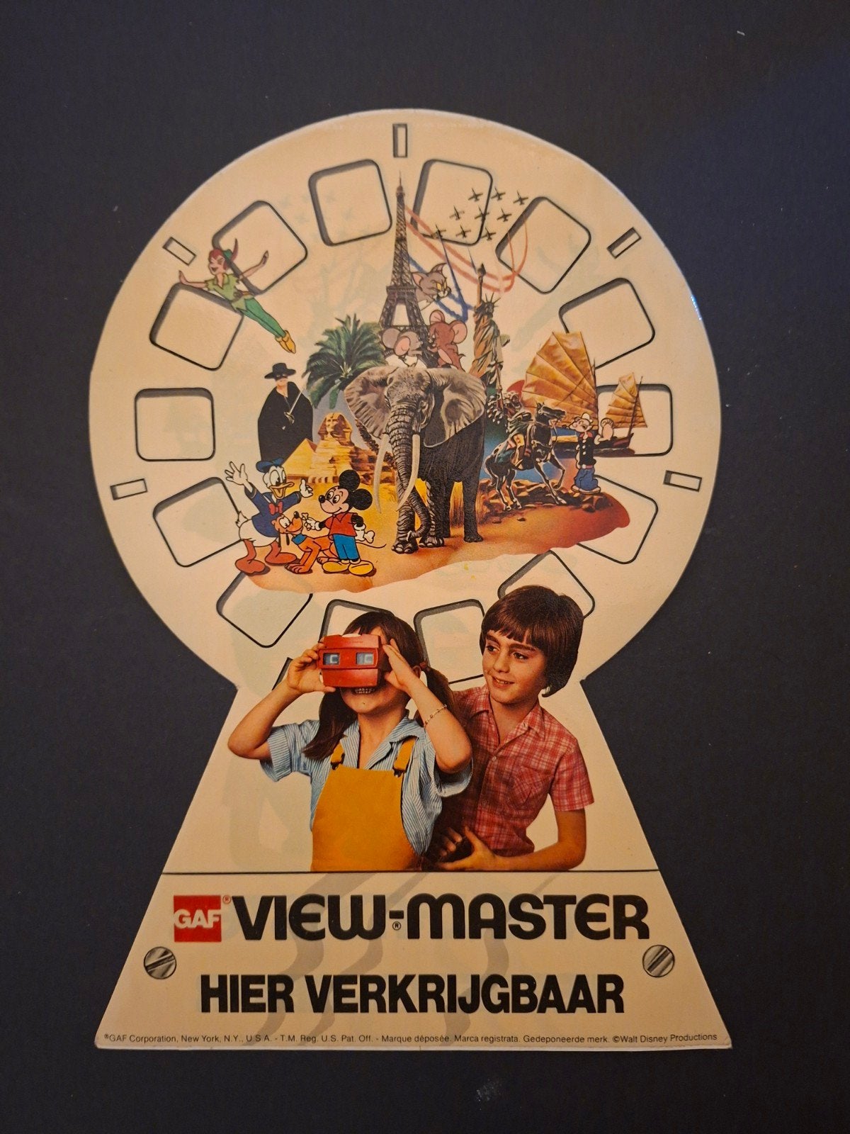 Autocollant Popeye View-Master Disney Tom Jerry Zorro, Collections, Enlèvement ou Envoi, Neuf, Marque