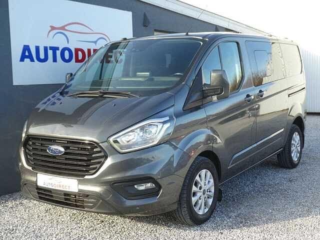 Ford Transit Custom 2.0 TDCi Double Cabine 5pl Navi, Camera, Autos, 94 kW, Argent ou Gris, Achat, Entreprise