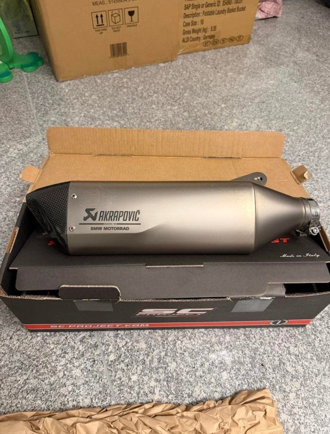 Originele bmw s1000r of rr akrapovic uitlaat, Motoren, Ophalen of Verzenden