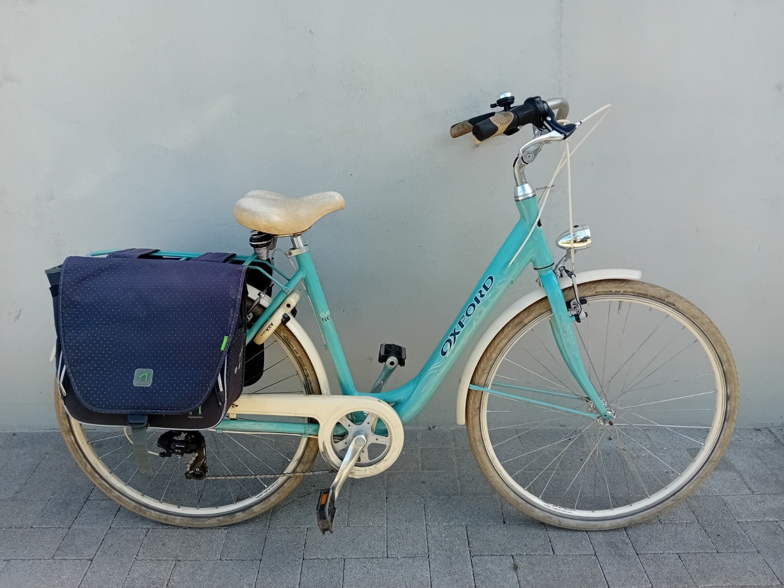 Meisjesfiets alu Oxford Negro 28inch 7speed NIEUWPRIJS 675€, Fietsen en Brommers, Gebruikt, Velgrem, 47 tot 50 cm, Versnellingen