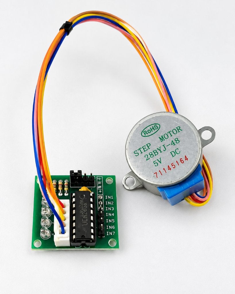 28BYJ-48 5V stappenmotor + ULN2003 driver voor Arduino, Hobby en Vrije tijd, Ophalen of Verzenden, Nieuw