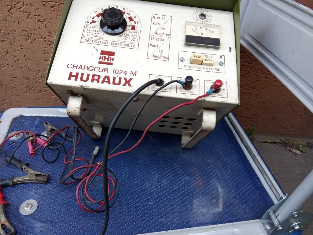 Chargeur pour batterie, Enlèvement