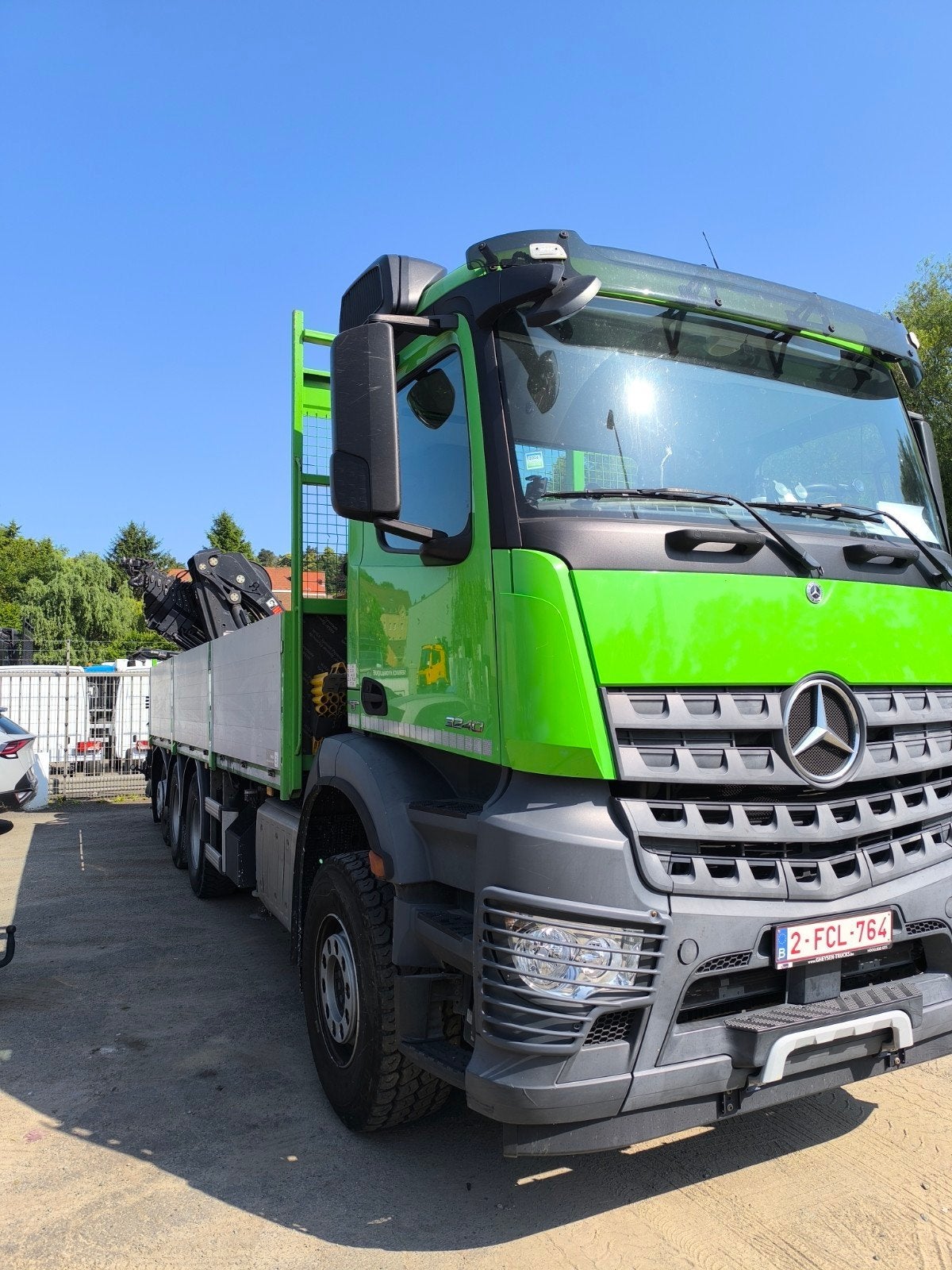 Mercedes Arocs 3240 + HIAB 288-8, Auto's, Automaat, Euro 6, Bedrijf, Diesel
