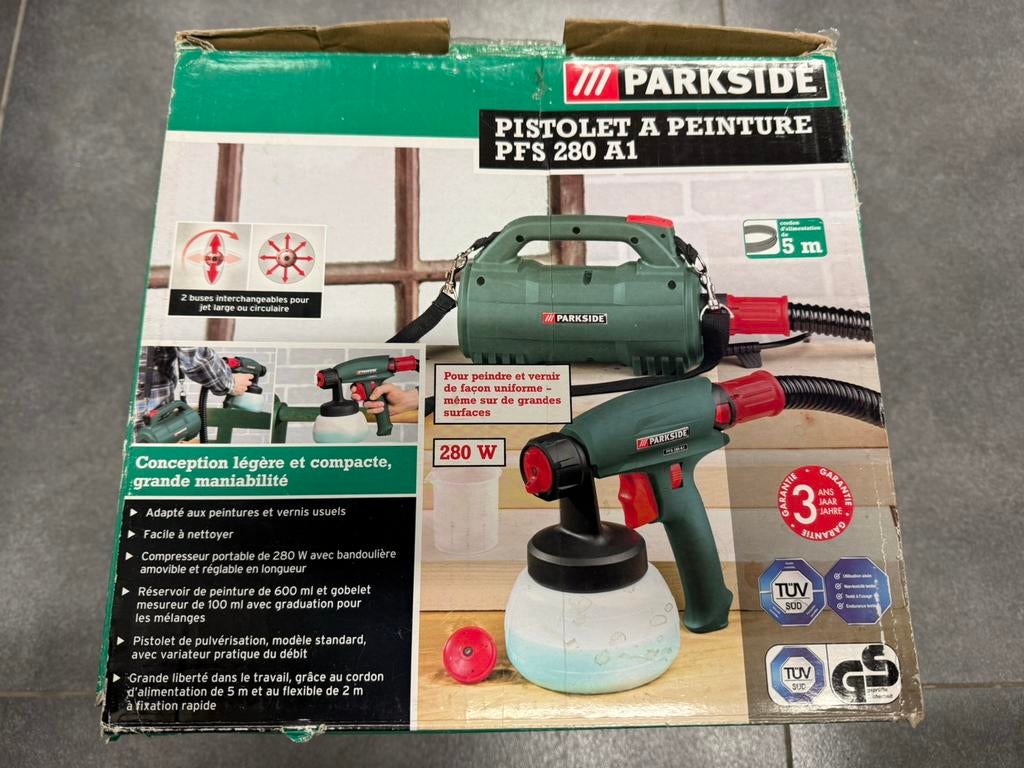 Elektrische spuitmachine Nieuw !, Ophalen, Nieuw, Verfspuit of Verfpomp