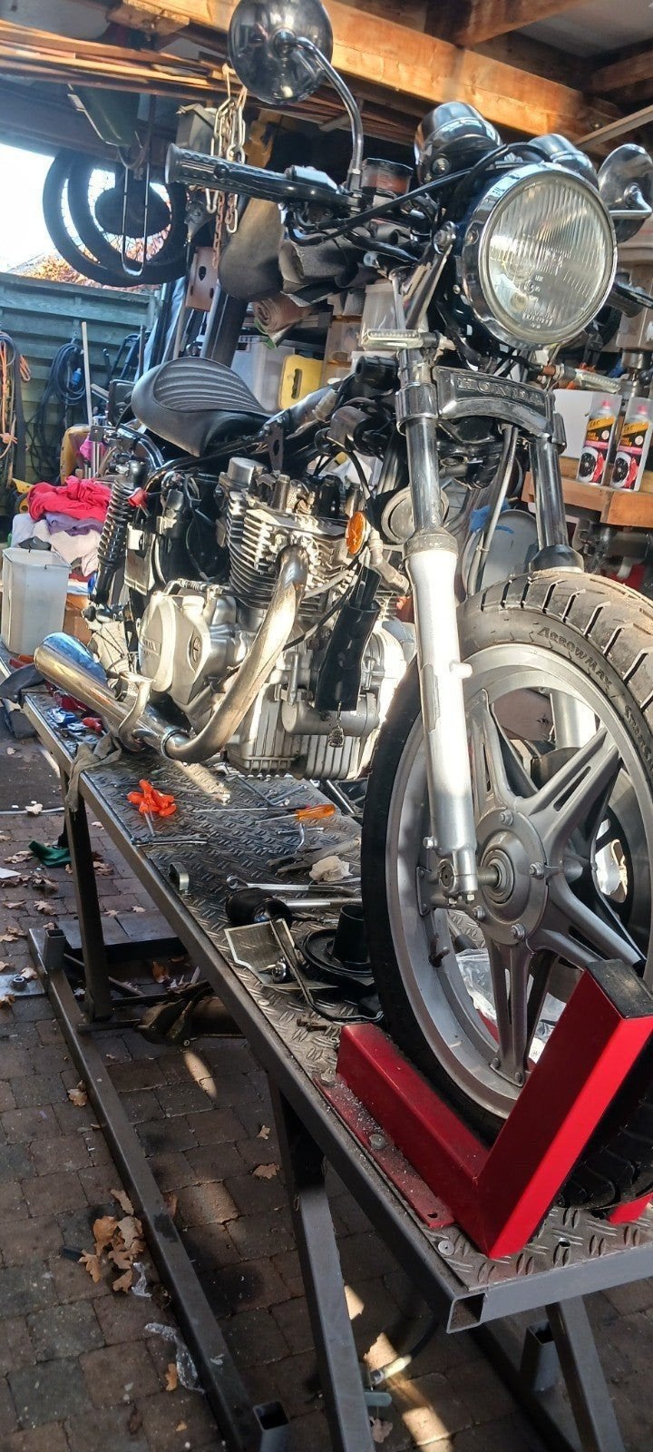 Honda cm 400 twee cillinder vier tact, Motoren, Ophalen