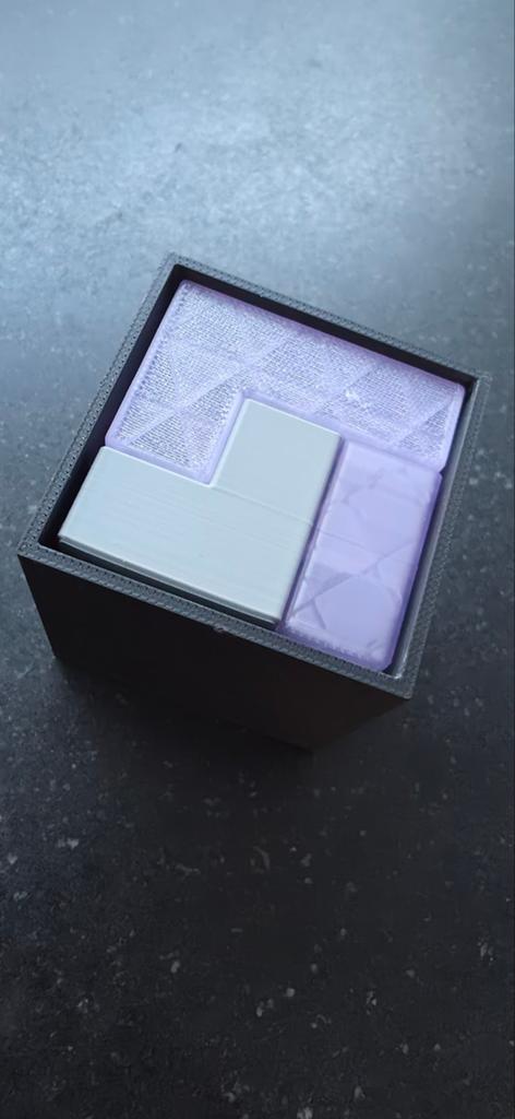 Tetris kubus spel 5x5cm, Hobby en Vrije tijd, Ophalen