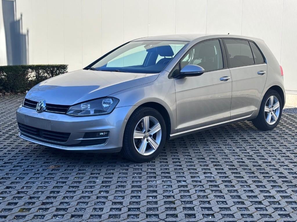 Volkswagen Golf 7 - 1.2 TSI BENZINE - 2014 - AUT.PARKEREN-, Auto's, Voorwielaandrijving, Zwart, 1198 cc, USB