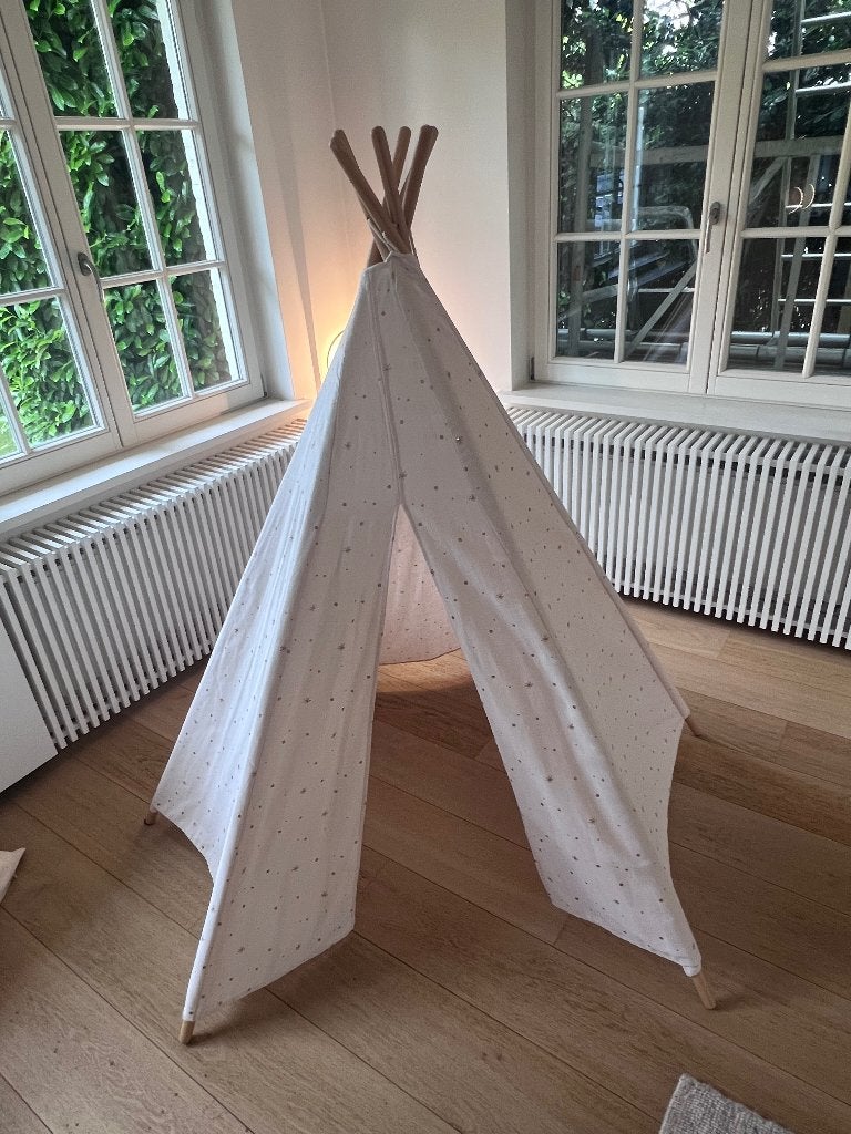 Tente Tipi, Enlèvement, Comme neuf, Bois