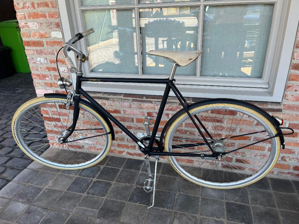 Fiets retrolook Achille type Basiel, Autres marques, Frein sur jante, 57 à 61 cm, Comme neuf