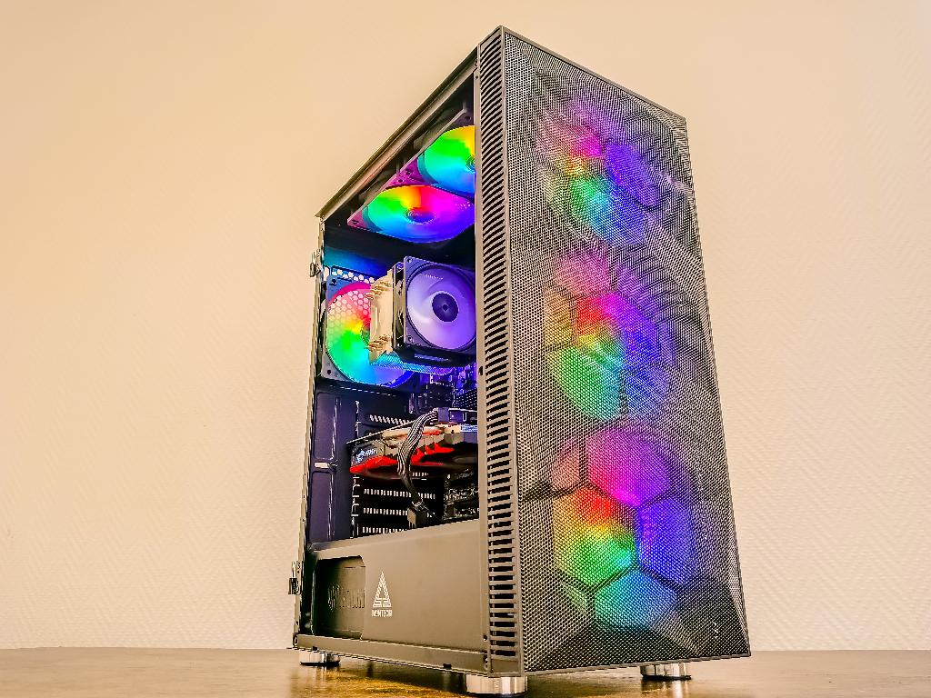 Supersnelle RGB Gaming pc!! Nieuw incl garantie!, Neuf, Enlèvement ou Envoi, 700GB, Virtual Reality