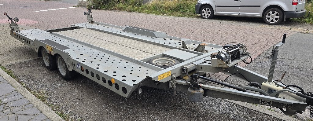 LOCATION REMORQUE PLATEAU BASCULANT IFOR WILLAIMS 3.5 T, Autos : Divers, Enlèvement, Comme neuf
