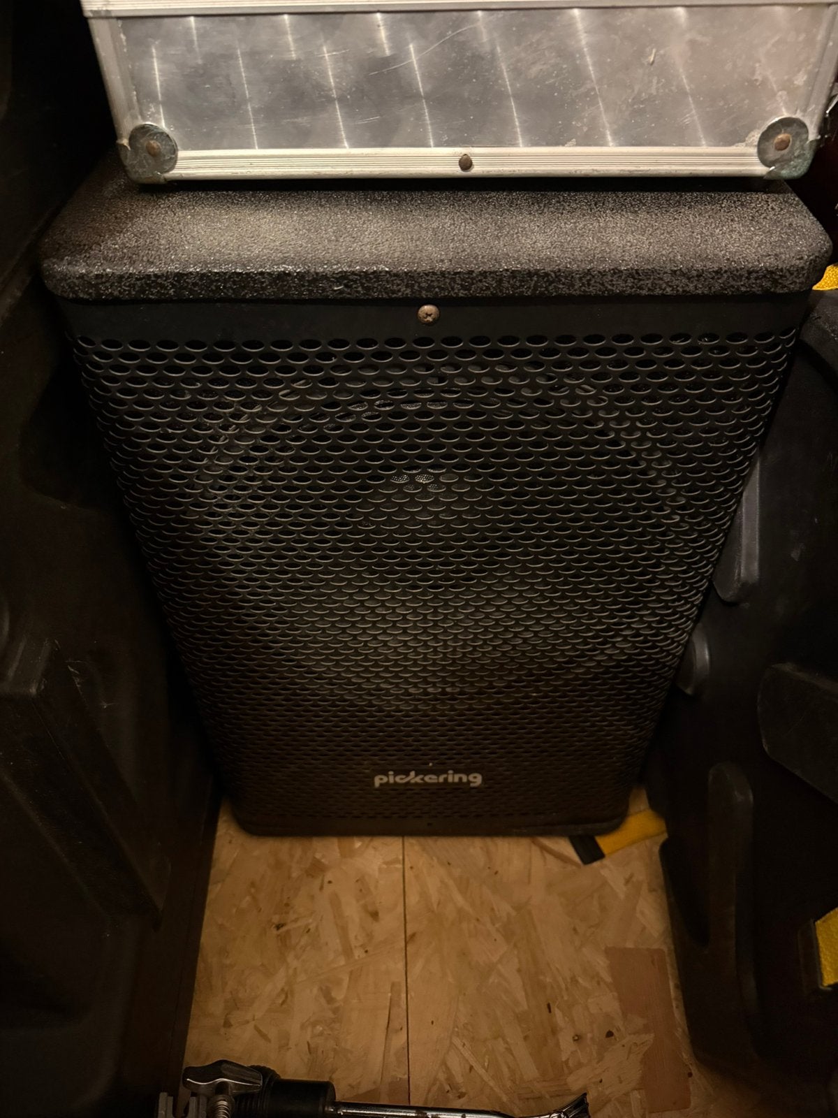 Pickering subwoofer actief, Audio, Tv en Foto, AUX-ingang, Ophalen, Zo goed als nieuw, Subwoofer