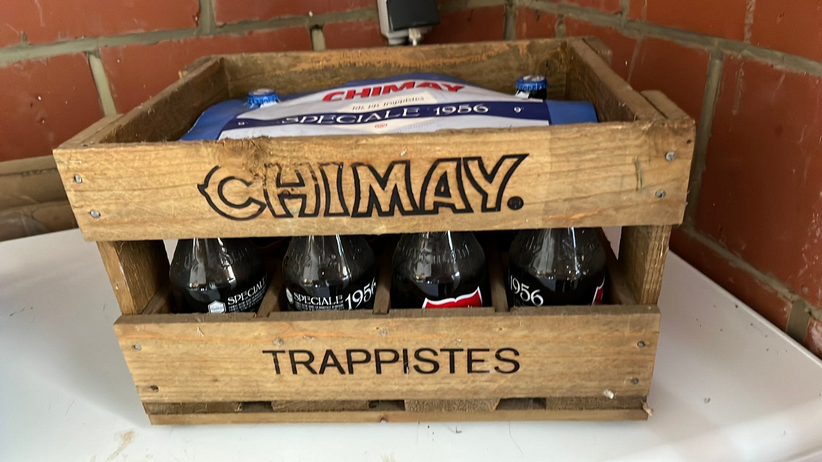 Bac chimay en bois, Enlèvement, Utilisé
