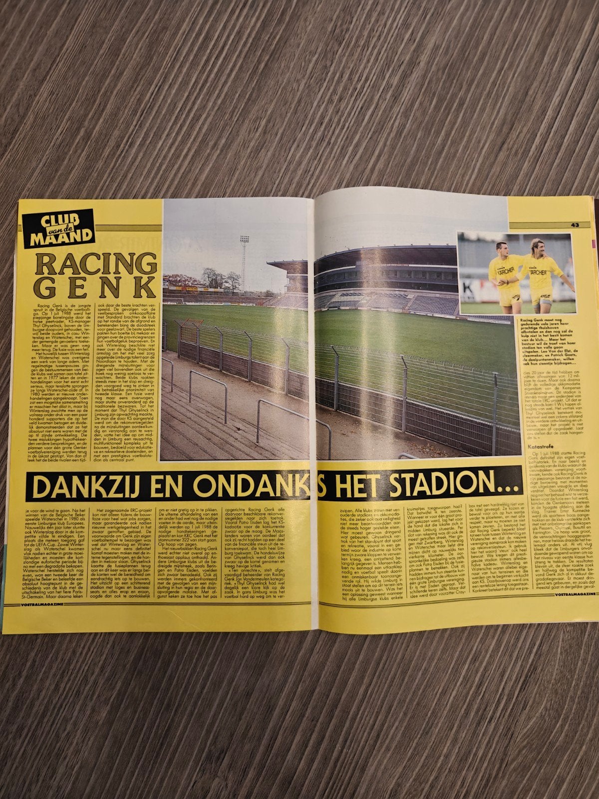 Retro KRC Genk special Voetbal magazine, Ophalen of Verzenden, Gebruikt, Boek of Tijdschrift