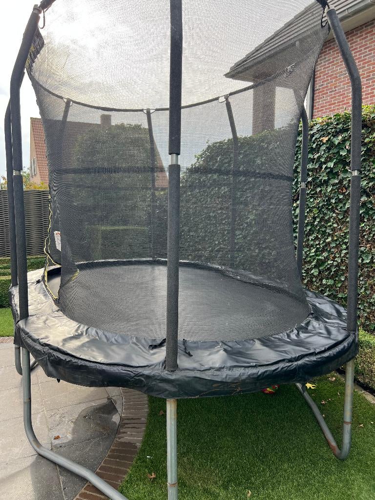 JUMPKING JumpPOD Oval (350x244x89) trampoline, Ophalen, Gebruikt