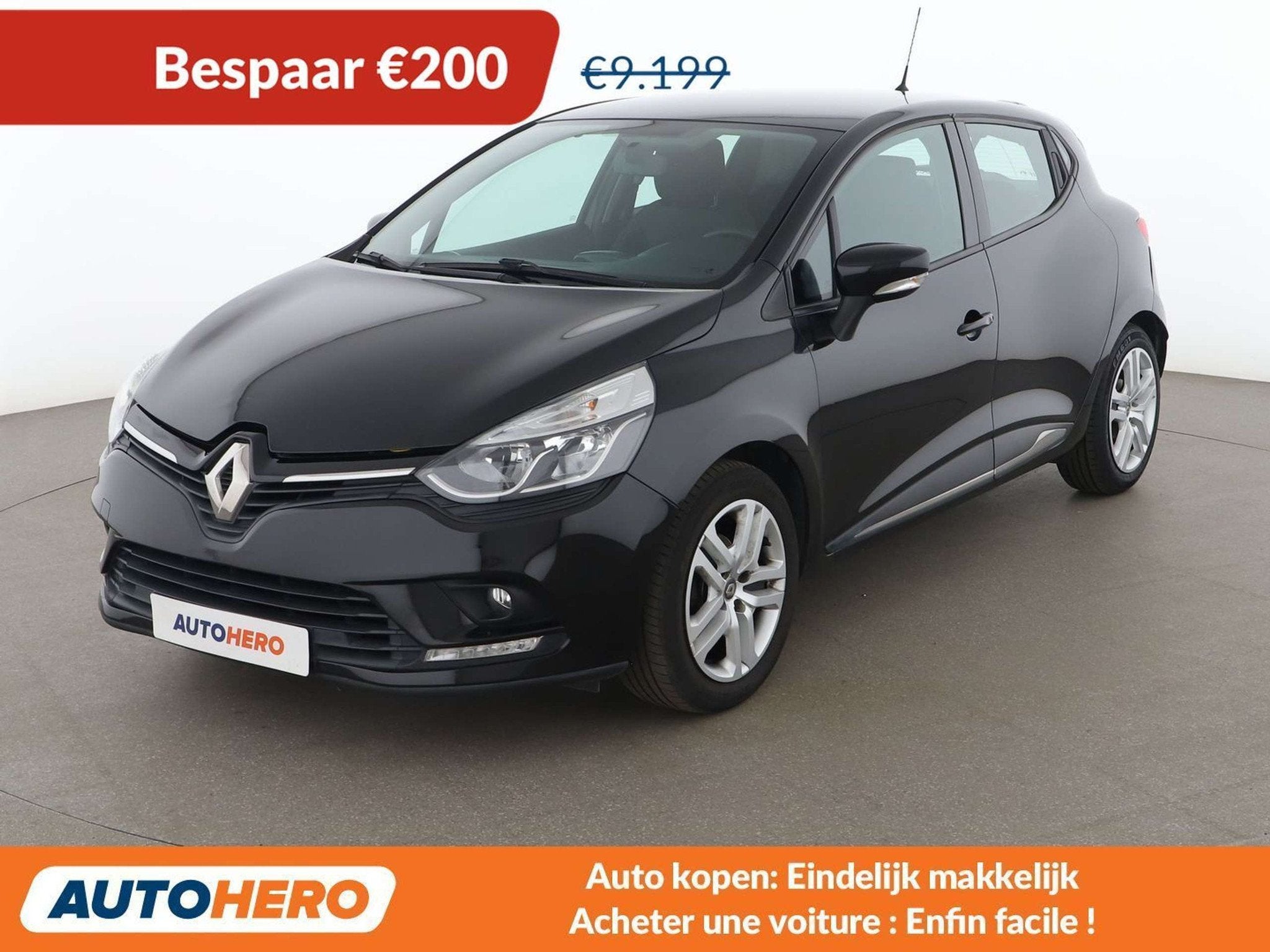 Renault Clio 0.9 Energy Zen (année de construction 2017), Achat, Noir, 5 portes, 5 places