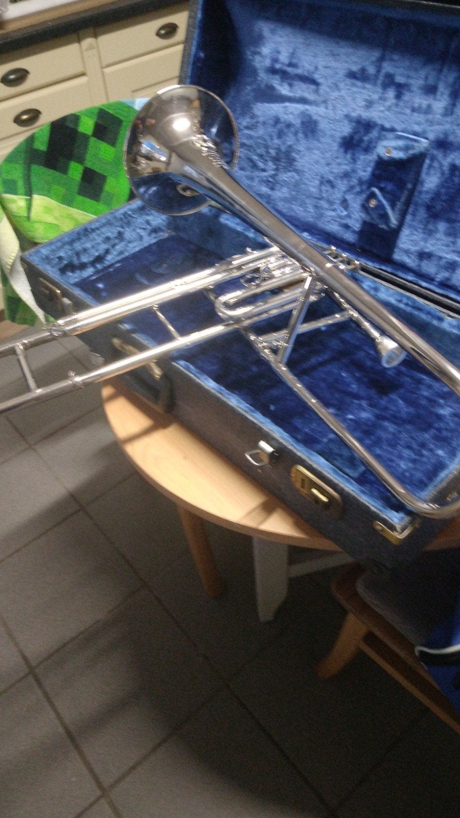 cavalry trombone  uniek stuk, Ophalen