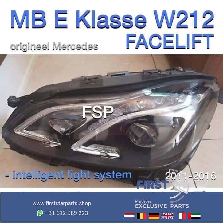 W212 Vol LED ILS linker Koplamp Mercedes E Klasse 2016 links, Auto-onderdelen, Gebruikt, -, Ophalen of Verzenden, -