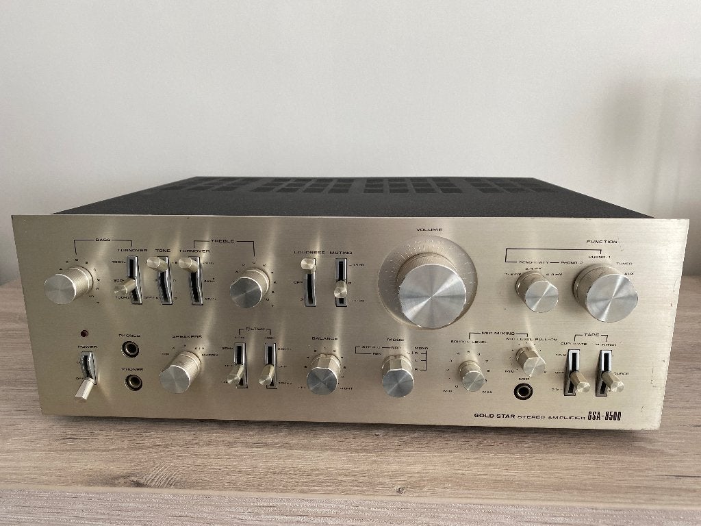 Goldstar GSA 8500 Amplifier, Audio, Tv en Foto, Versterkers en Ontvangers, Zo goed als nieuw, 60 tot 120 watt, Stereo, Ophalen