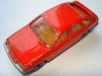 Ford Sierra 2.3 Ghia Siku rood, Verzenden, Gebruikt, Auto, SIKU