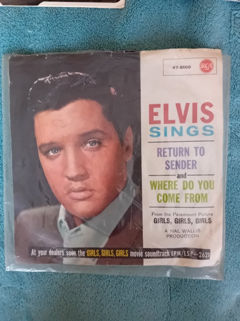 vinylplaat Elvis presley, Ophalen of Verzenden, Gebruikt, Overige typen