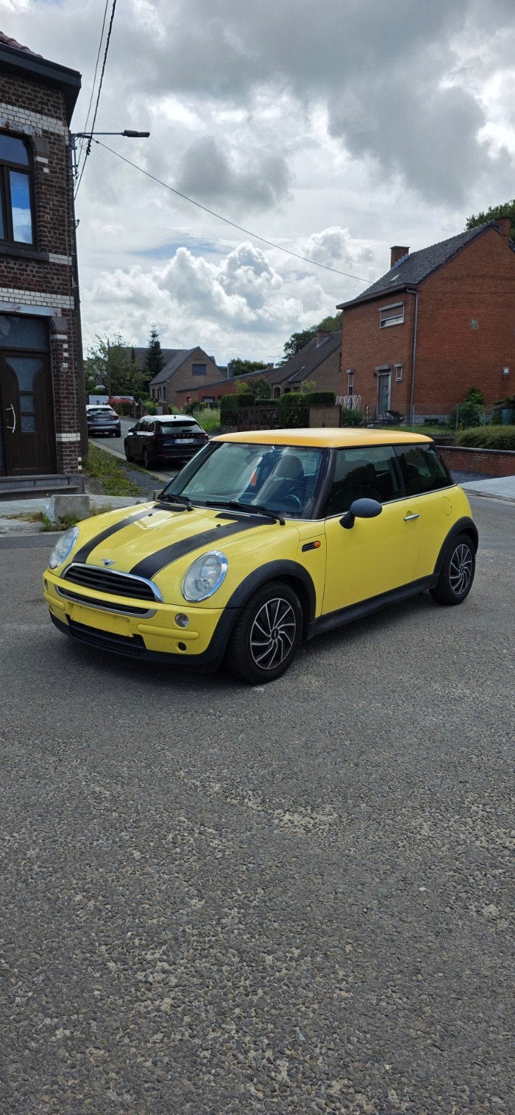 Mini one prête à immatriculer, Auto's, Mini, Zwart, Zwart, Leder, Diesel