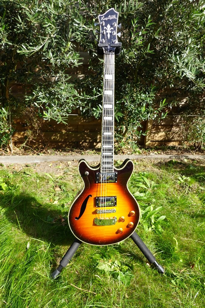 Hagstrom Deuce-F, Muziek en Instrumenten, Ophalen, Zo goed als nieuw, Semi-solid body, Overige merken