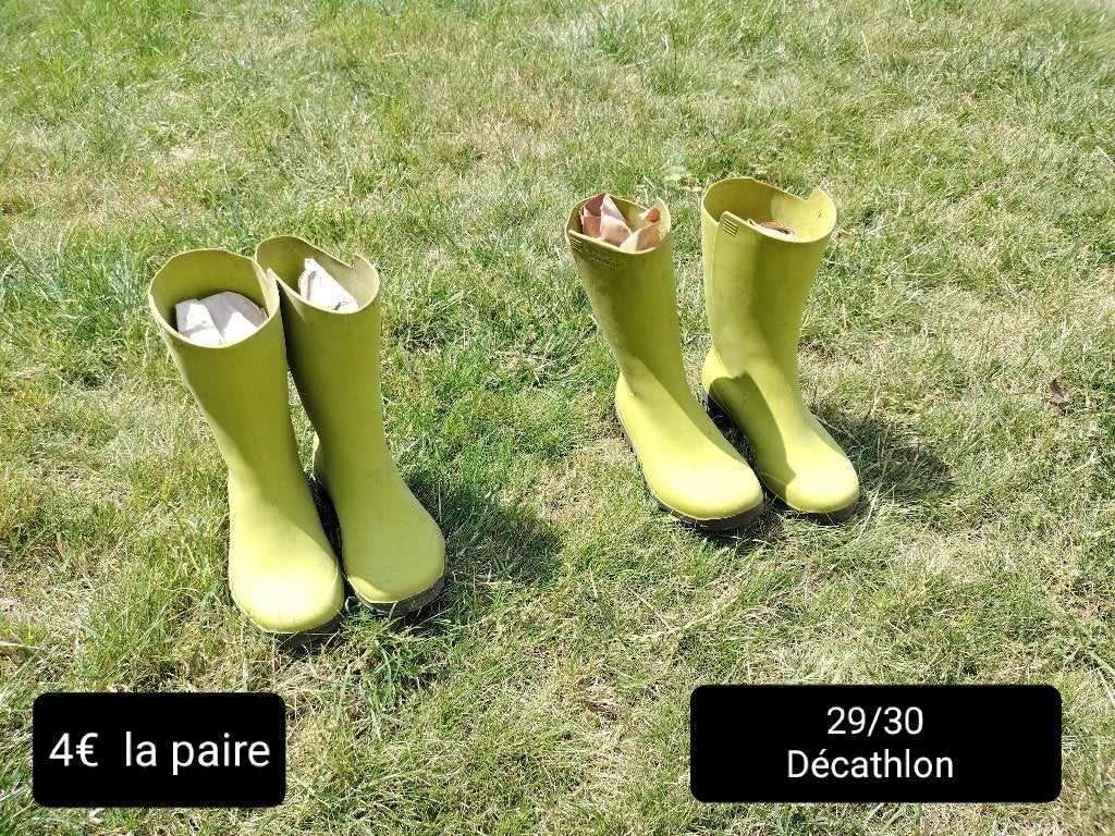 bottes 29, Ophalen, Gebruikt, Décathlon, Jongen of Meisje