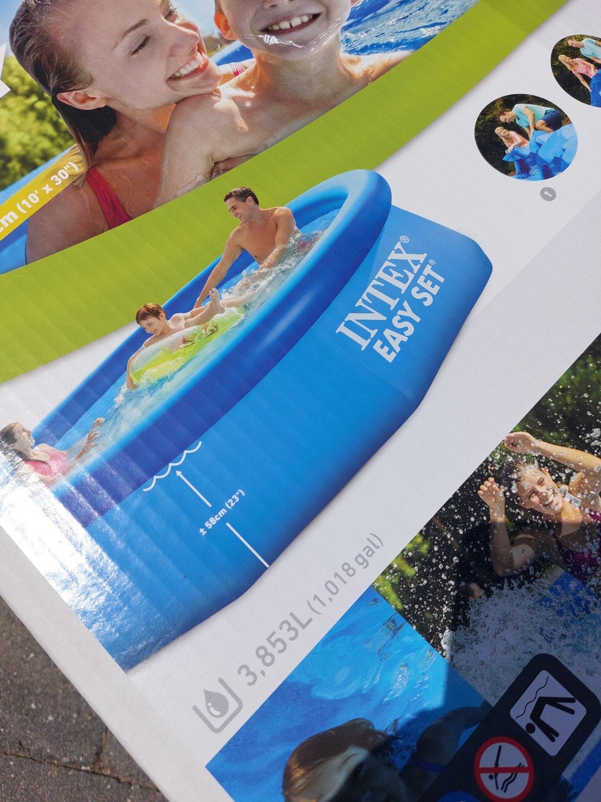 Zwembad easy set van intex pomp afdekzeil toebehoren, Ophalen