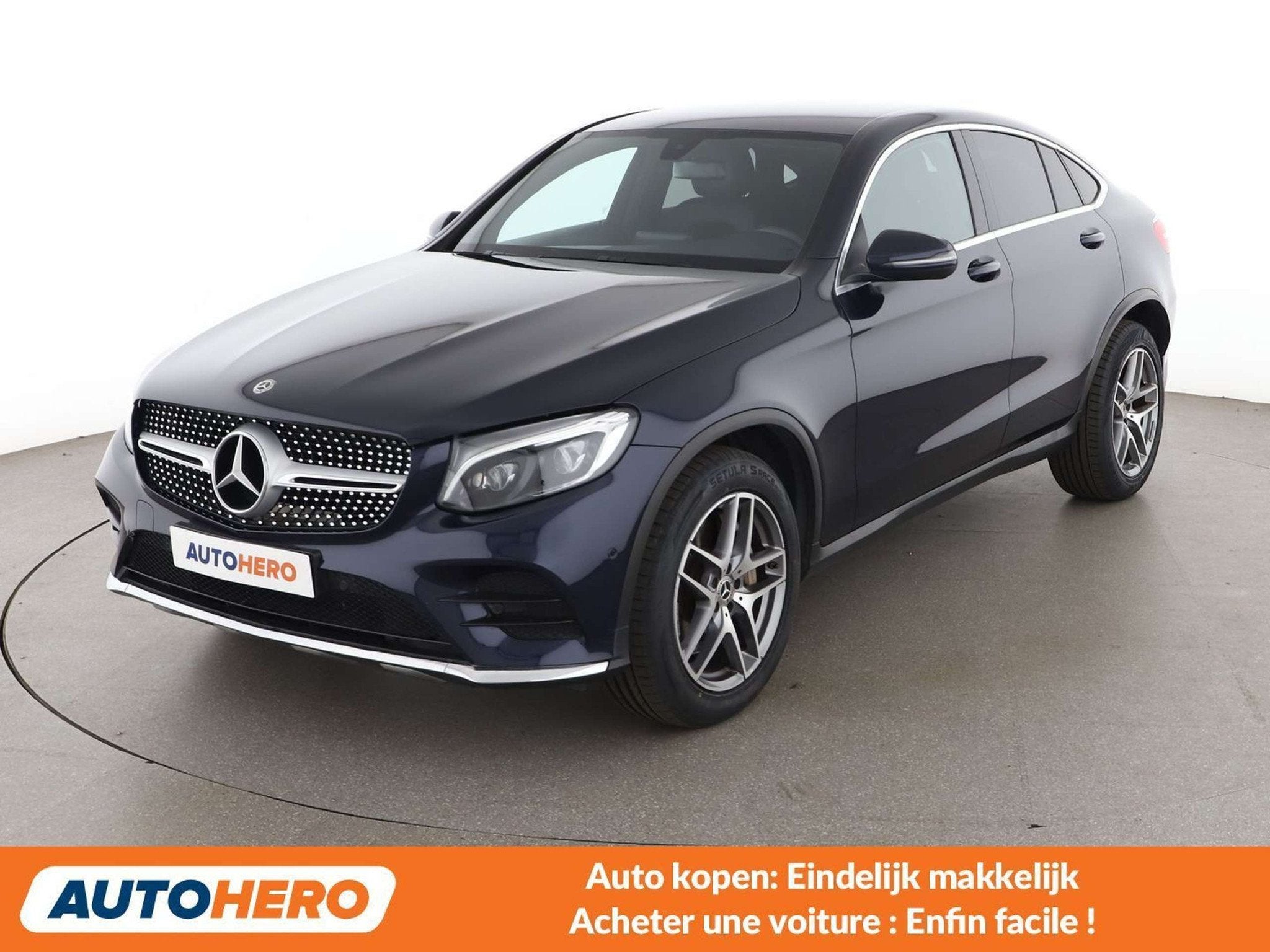 Mercedes-Benz GLC GLC 220 GLC 220 d 4Matic AMG Line, Auto's, Automaat, Gebruikt, Blauw, Alcantara