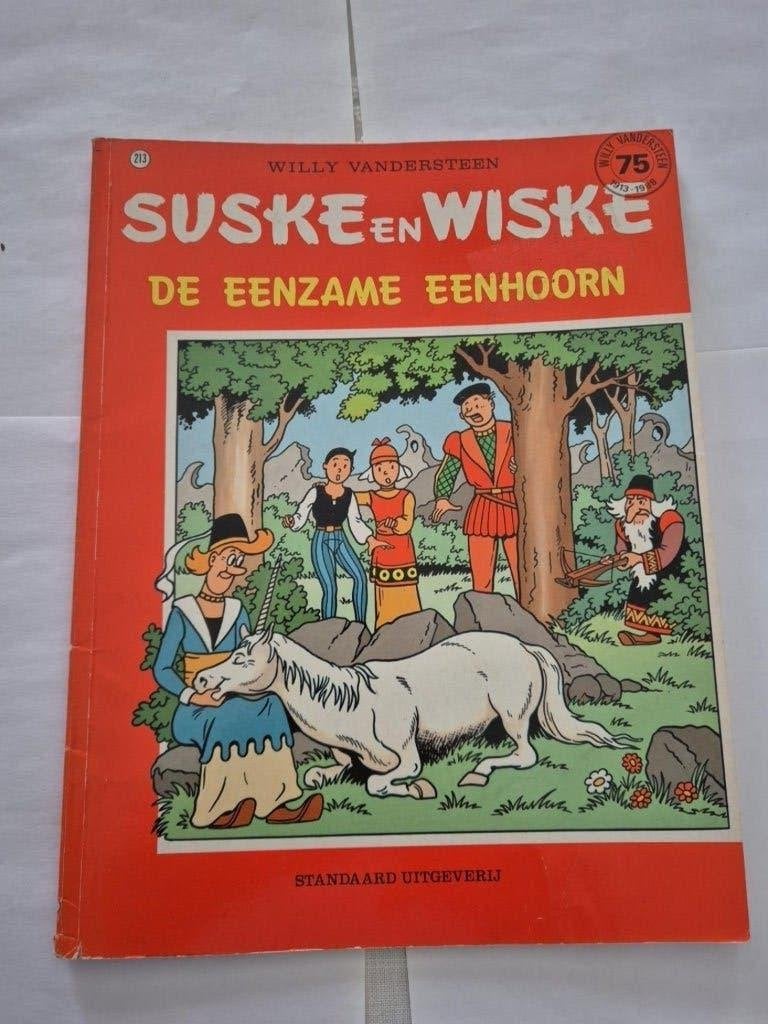 Suske en Wiske nr. 213 – De eenzame eenhoorn, Boeken, Gelezen, Verzenden, Willy Vandersteen, Eén stripboek