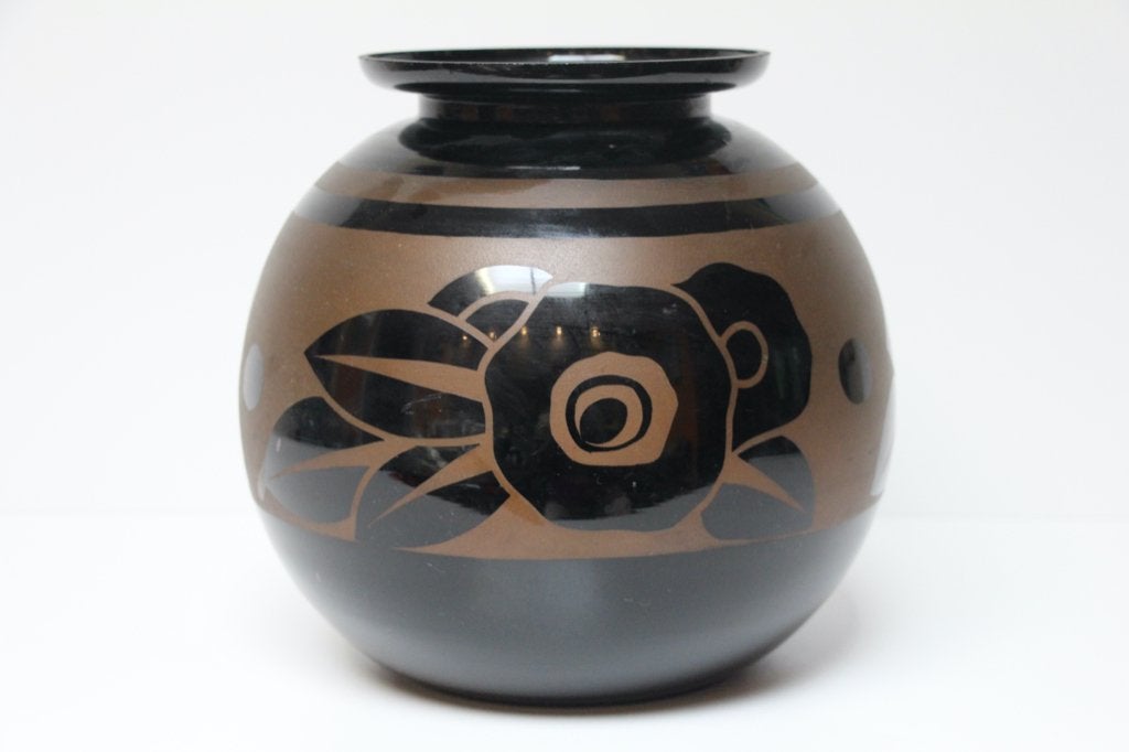 Vase Art Déco - Paul Heller - Booms en verre, Antiquités & Art, Enlèvement ou Envoi