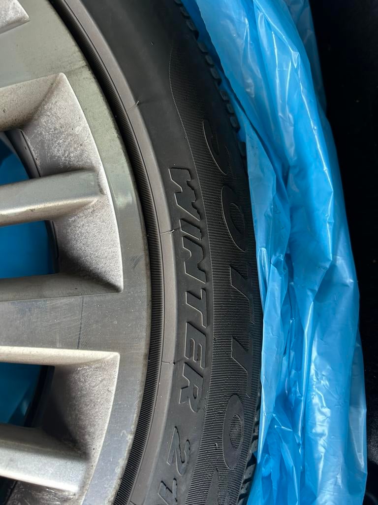 Winterbanden en velgen BMW serie 2, Auto-onderdelen, Banden en Velgen, Ophalen, Gebruikt, Velg(en), 17 inch